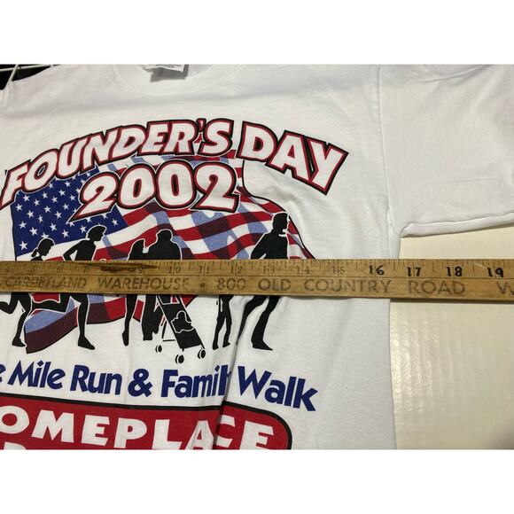 Cooper City Founders Day Marathon 2002 Vintage white t shirt size Small - Picture 3 of 6